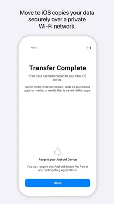 Move to iOS android App screenshot 2